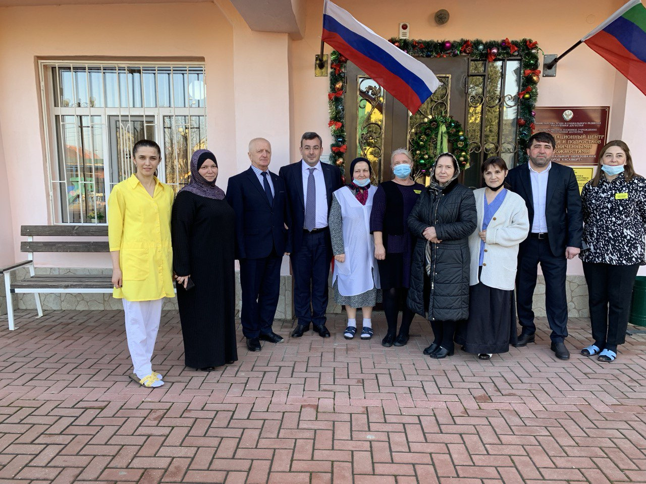 Визит Министра труда и социального развития РД Магомедзагида Кихасурова