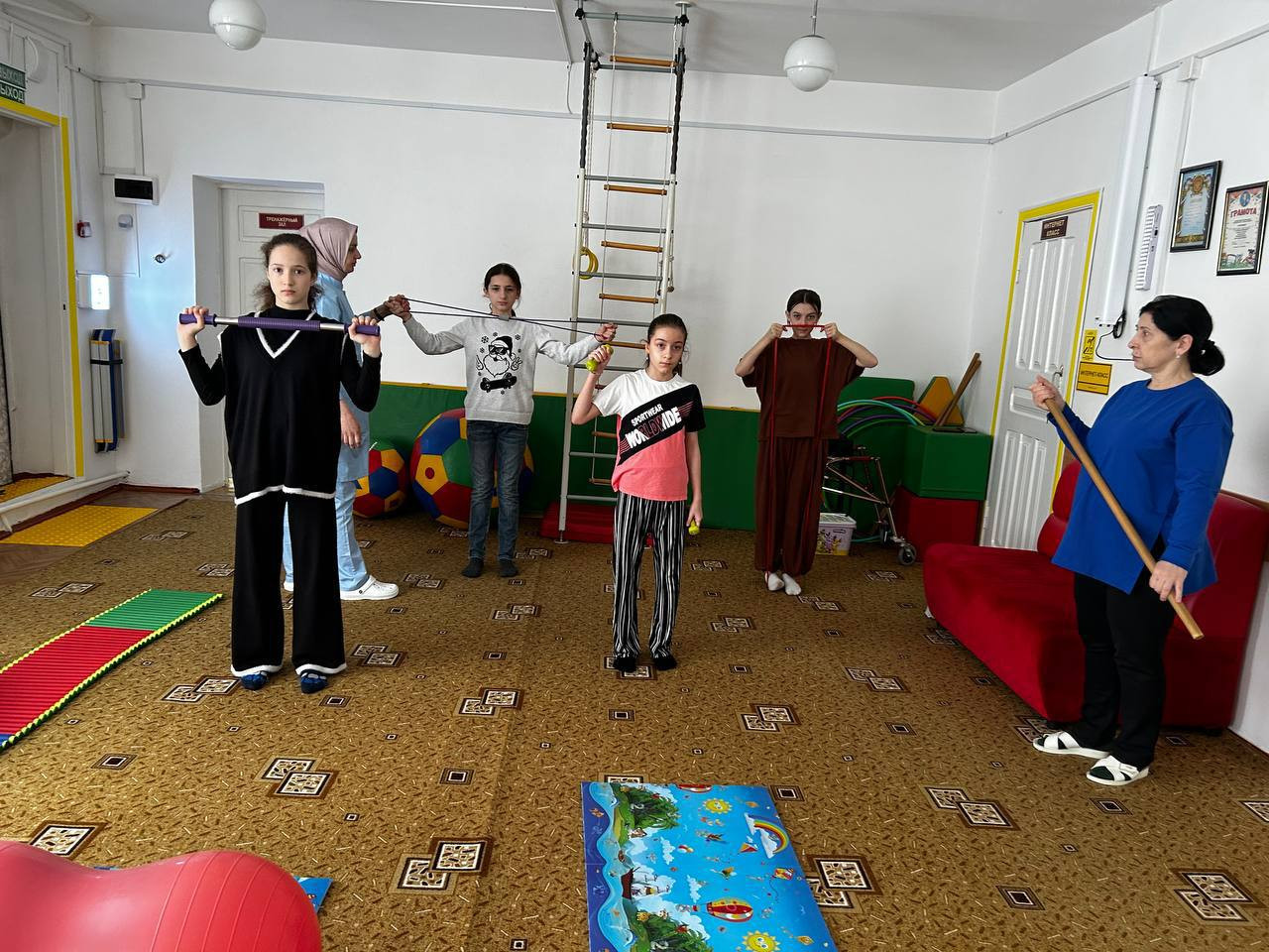 Показательное занятие