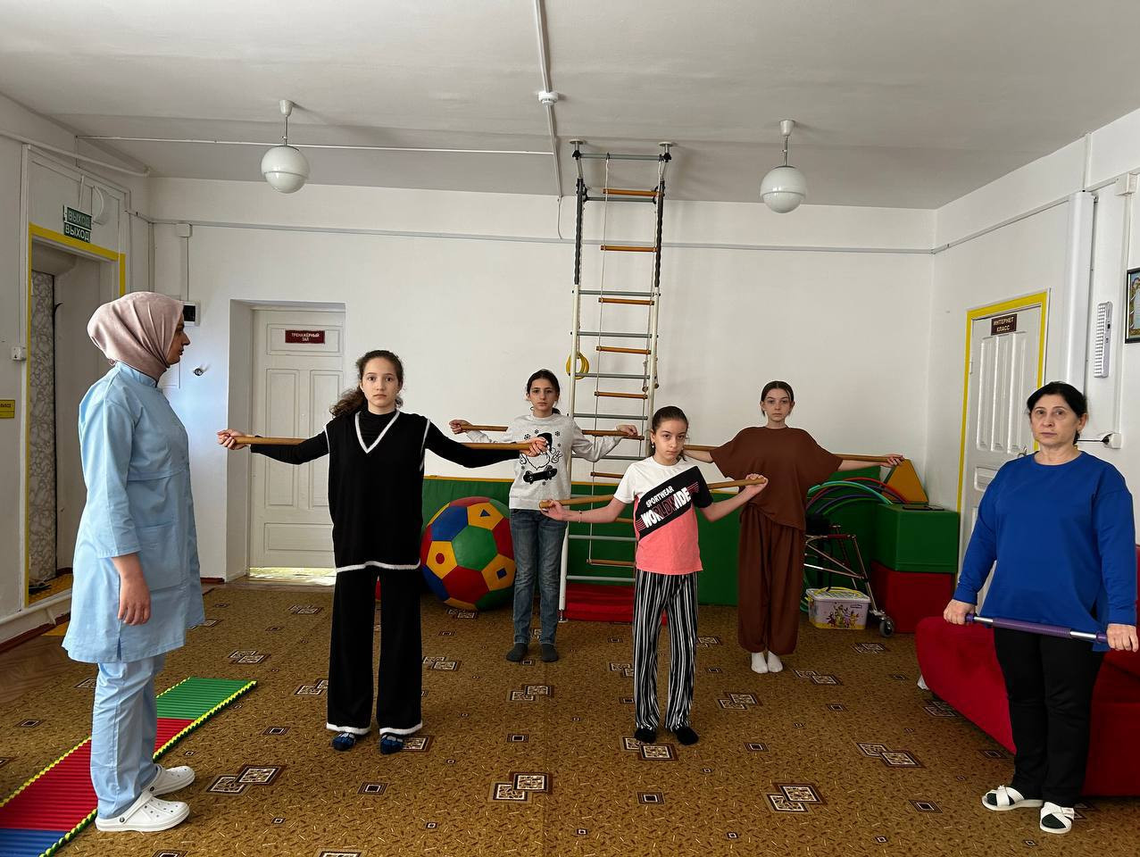 Показательное занятие