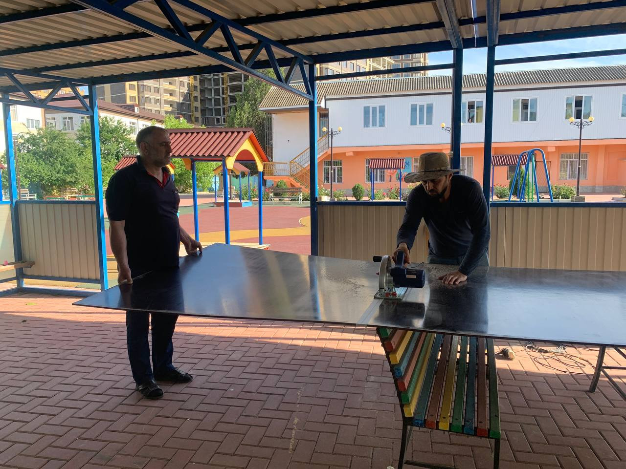 "Подготовка к празднованию Дня защиты детей".